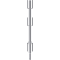 Gel�nderstolpe � 48,3 mm | til kranksystem og universalstillads | Hj�rnegel�nderstolpe | galvaniseret